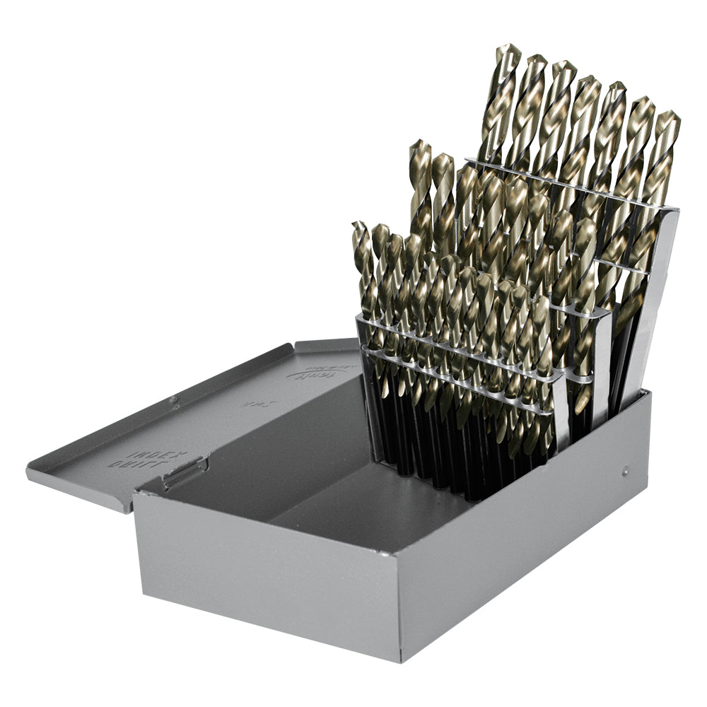 26 piece blackgold jobber length drill bit set